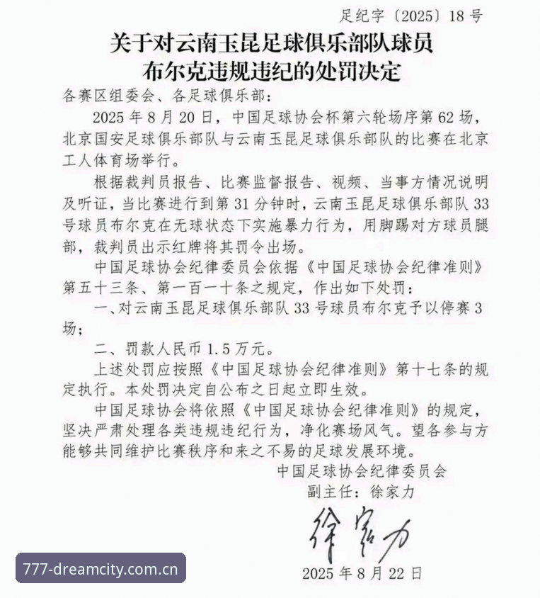 终身禁足 vs 五年禁足：中国足协第三批处罚名单的分层逻辑